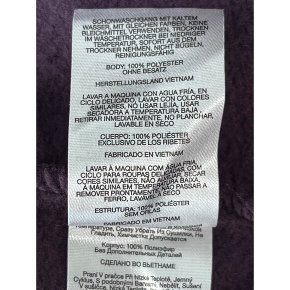 Columbia Womens Full-Zip Fleece Jacket Medium Purple Polyester - Picture 7 of 9